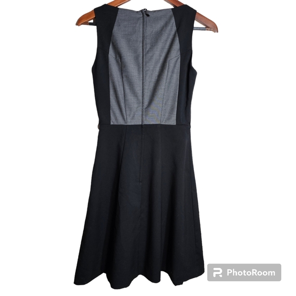 H&M Black & Grey Business Casual Work Dress Size 4 - Picture 2 of 4